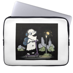 Funda Para Portátil Aesthetic Night Scooter Loop Character Laptop Slee