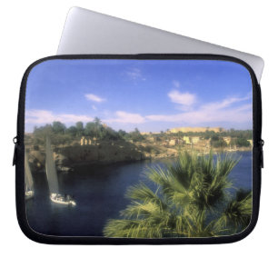 Funda Para Portátil AF, Egipto, Alto Egipto, Asuán. Río Nilo,