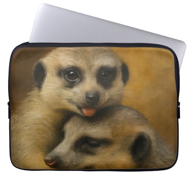 Funda Para Portátil Afecto de Meerkat (Frente)