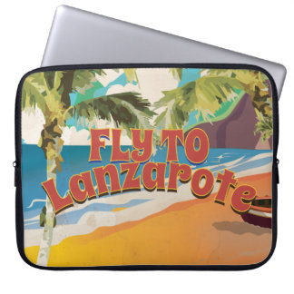 Funda Para Portátil Afiche de la cosecha de Lanzarote