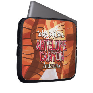 Funda Para Portátil Afiche de viaje del Cañón Antelope Arizona.