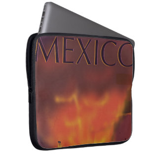 Funda Para Portátil Afiche de viaje del volcán de México