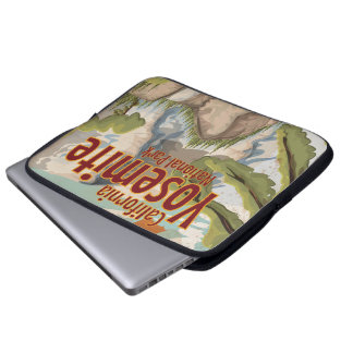 Funda Para Portátil Afiche de Yosemite vintage