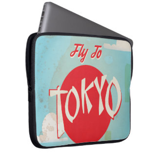Funda Para Portátil Afiches de viaje de Tokio, Japón