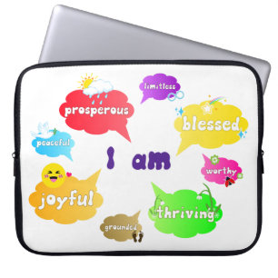 Funda Para Portátil Afirmaciones Positivas Palabras Amor Propio
