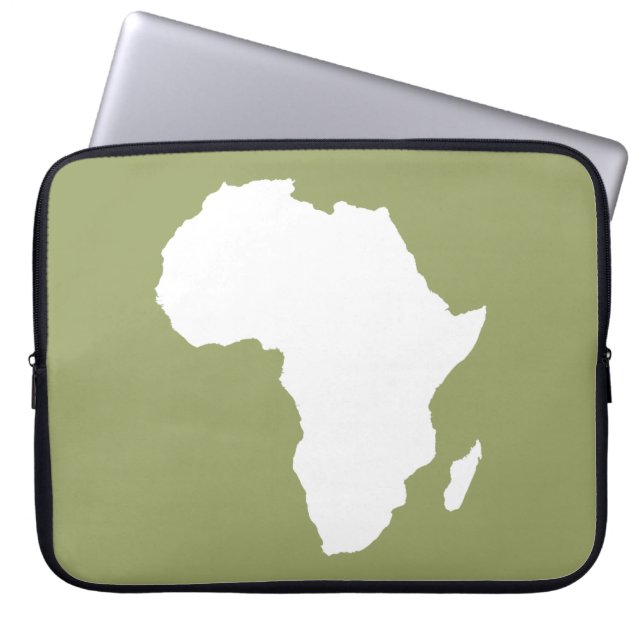 Funda Para Portátil África Audaz Verde (Frente)