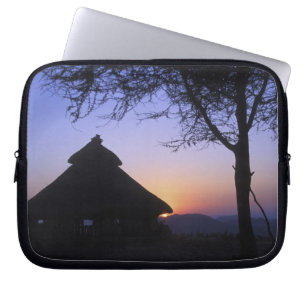 Funda Para Portátil África, Etiopía, región del río Omo, Atardecer sob