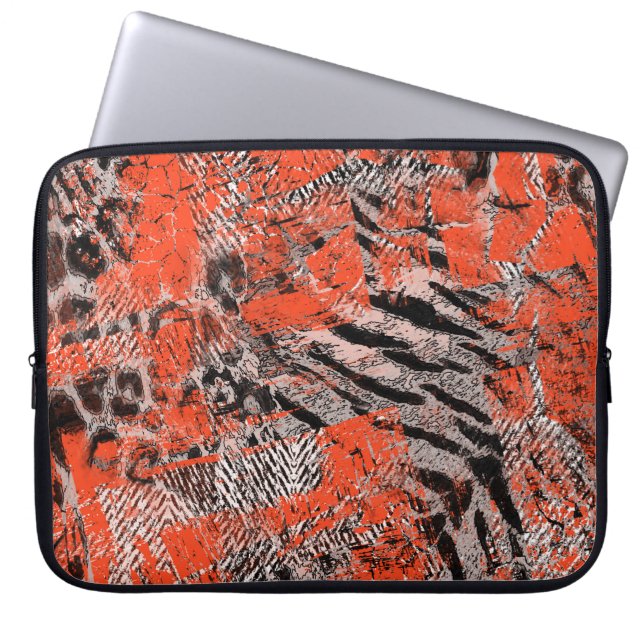 Funda Para Portátil Africano, tribal. (Frente)
