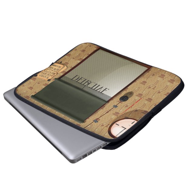 Funda Para Portátil agencia de detectives (Inferior anverso)