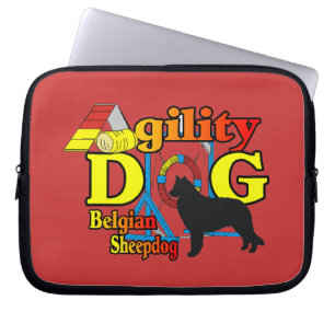 Funda Para Portátil Agilidad de Sheepdog belga