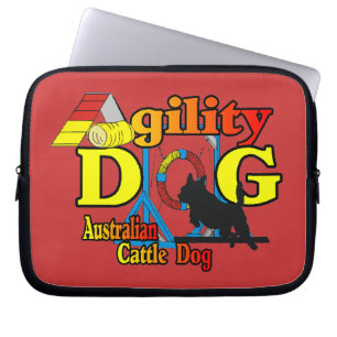 Funda Para Portátil Agilidad del perro de ganado vacuno australiano