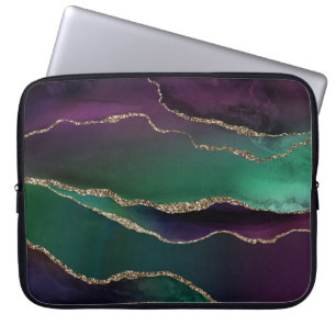 Funda Para Portátil Agitar para alabar Venas de oro de piedra de ton