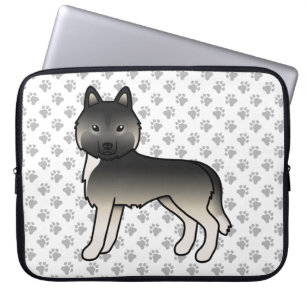 Funda Para Portátil Agouti Siberian Husky Perro De Dibujos Animados Li