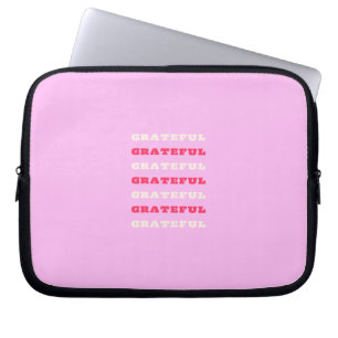 Funda Para Portátil Agradecimiento, Agradecimiento, Gratitud Cita, Ros