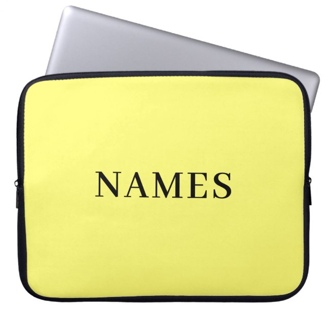 Funda Para Portátil Agrega tu nombre (Frente)