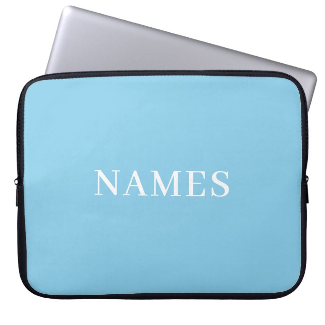 Funda Para Portátil Agrega tu nombre (Frente)