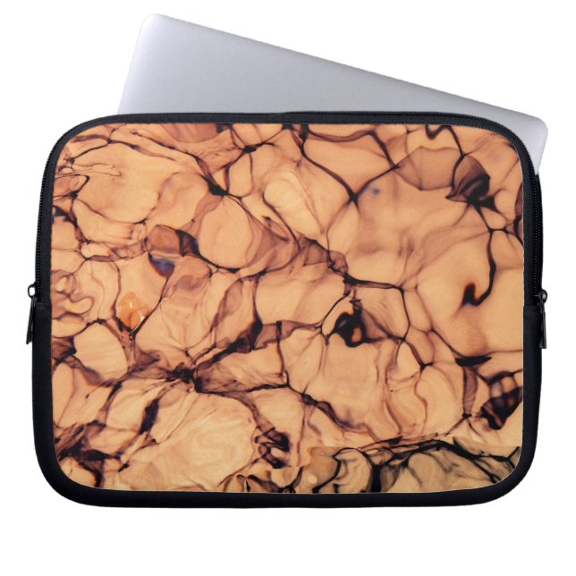 Funda Para Portátil Agua azul esparcido invertida (Frente)