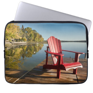 Funda Para Portátil Agua Cátedra Adirondack en el lago