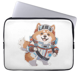 Funda Para Portátil Agua española y vino Perro gracioso 1