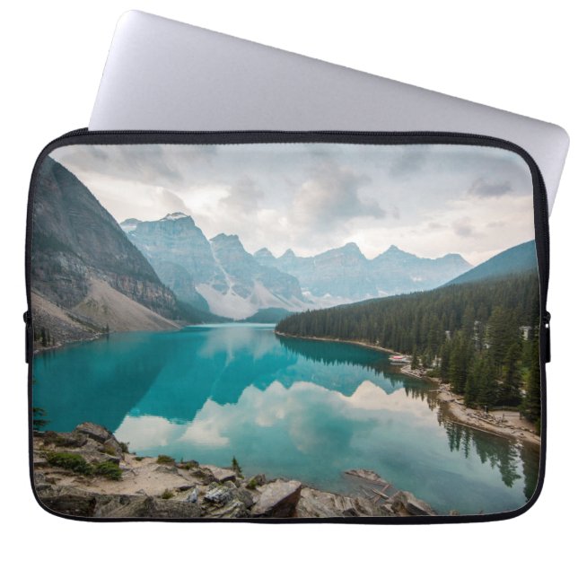 Funda Para Portátil Agua | Moraine Lake Alberta Canadá (Frente)