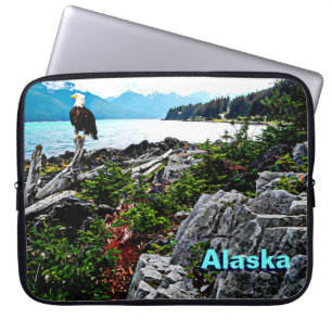 Funda Para Portátil Águila Calva En La Costa De Alaska
