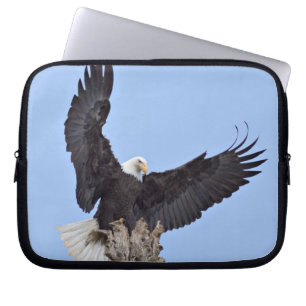 Funda Para Portátil Águila calva (Haliaeetus leucocephalus) con alas