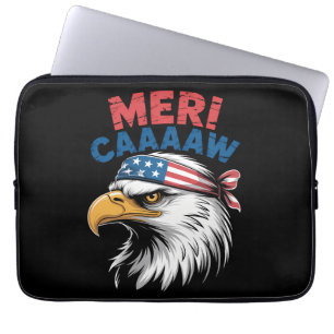 Funda Para Portátil Águila patriótica de la libertad del 4 de julio