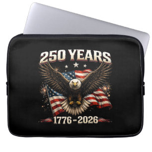 Funda Para Portátil Águila Patriótica de los Estados Unidos 250 Aniver