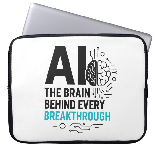 Funda Para Portátil AI Brain Sleeve | Protector tecnológico de vanguar (Frente)
