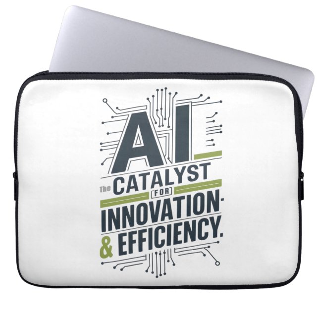 Funda Para Portátil AI - Catalizador de innovación y eficiencia (Frente)