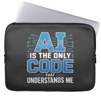 Funda Para Portátil AI Code Graphic – Tech Innovation Design