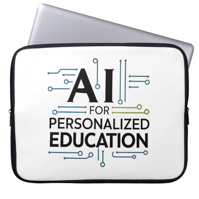 Funda Para Portátil AI Learning Sleeve – Personalized Education Tech (Frente)