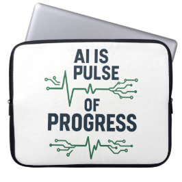 Funda Para Portátil "AI Pulse Neoprene Sleeve | Tech Progress