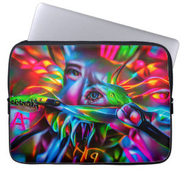 Funda Para Portátil Aichmofobia: Vivid Surreal Art
