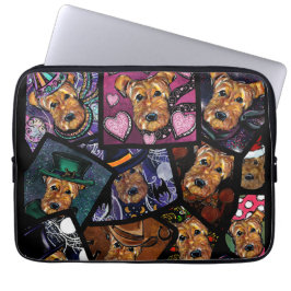 FUNDA PARA PORTÁTIL AIREDALE TERRIER