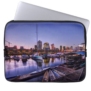 Funda Para Portátil Al Atardecer - canoas de Canoas en la puesta del