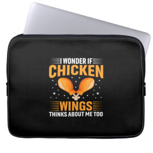 Funda Para Portátil Ala de pollo de arte de pollo
