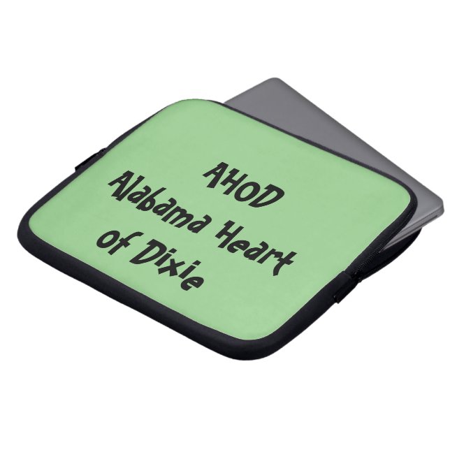 Funda Para Portátil Alabama Corazón de Dixie (Superior anverso)