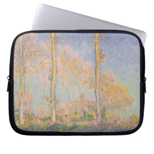 Funda Para Portátil Álamos, paisaje impresionista, Claude Monet