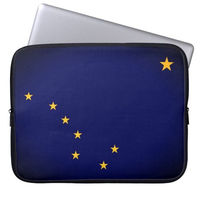 Funda Para Portátil Alaska Flag Laptop Sleeve (Frente)