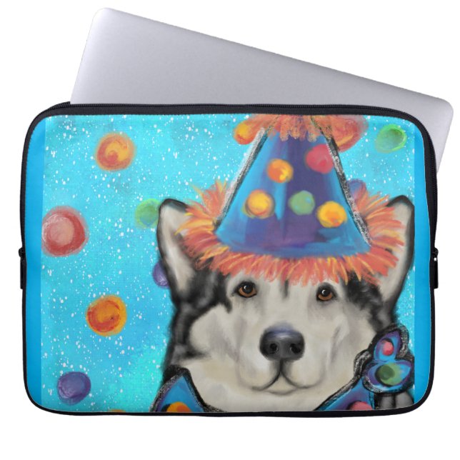 Funda Para Portátil Alaskan Malamute (Frente)