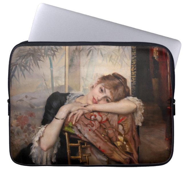 Funda Para Portátil Albert Edelfelt - La Parisienne / Virginie (Frente)