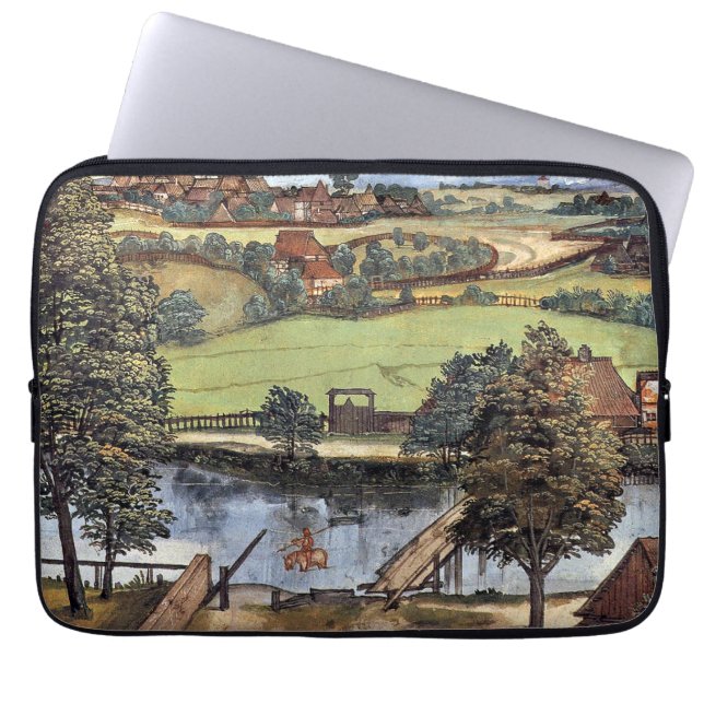 Funda Para Portátil Albrecht Durer, La Trefileria en Peignitz, (Frente)