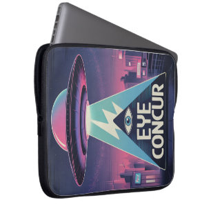 FUNDA PARA PORTÁTIL ALEGRÍA DE ALIEN PIRÁMID DE ALIMENTACIÓN DE ALIMEN