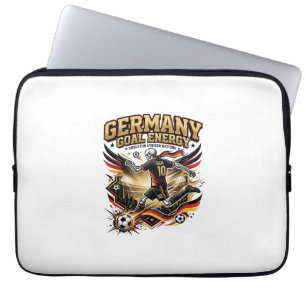 Funda Para Portátil Alemania Gol Energía Esqueleto Delantero Naciones 