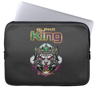 Funda Para Portátil Alfa rey motivacional