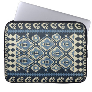 Funda Para Portátil Alfombra azul persa turca oriental