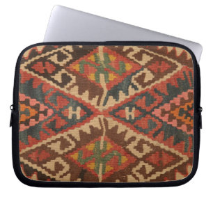 Funda Para Portátil Alfombra Oriental Turca de Kilim