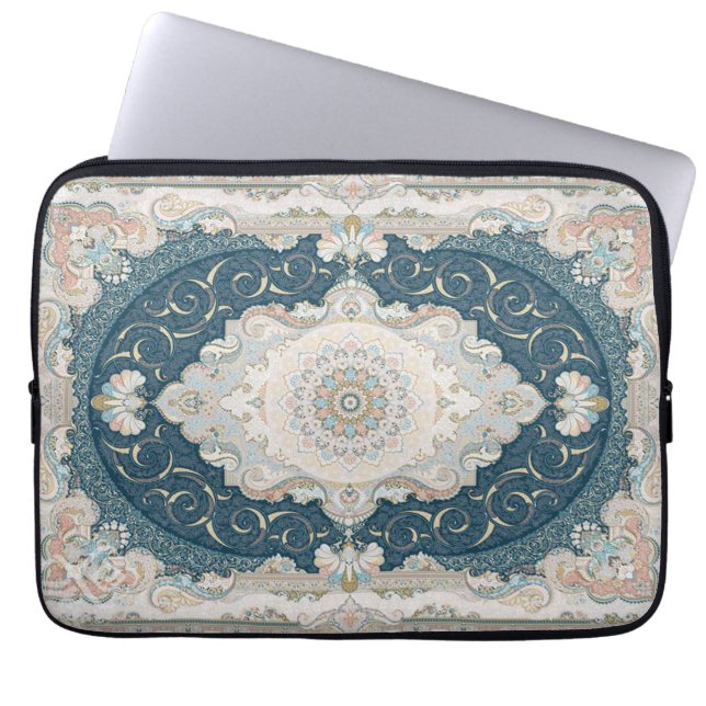 Funda Para Portátil Alfombra persa anticuada turca (Frente)