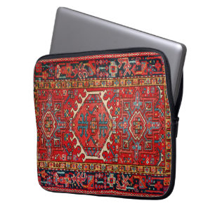 Funda Para Portátil Alfombra persa roja clásica